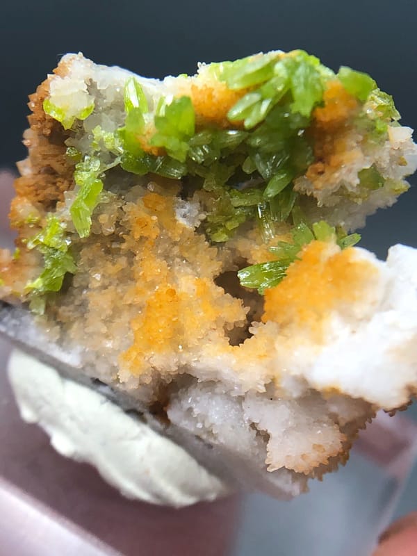 Pyromorphite from Guangxi, China, individual mineral specimen view 3