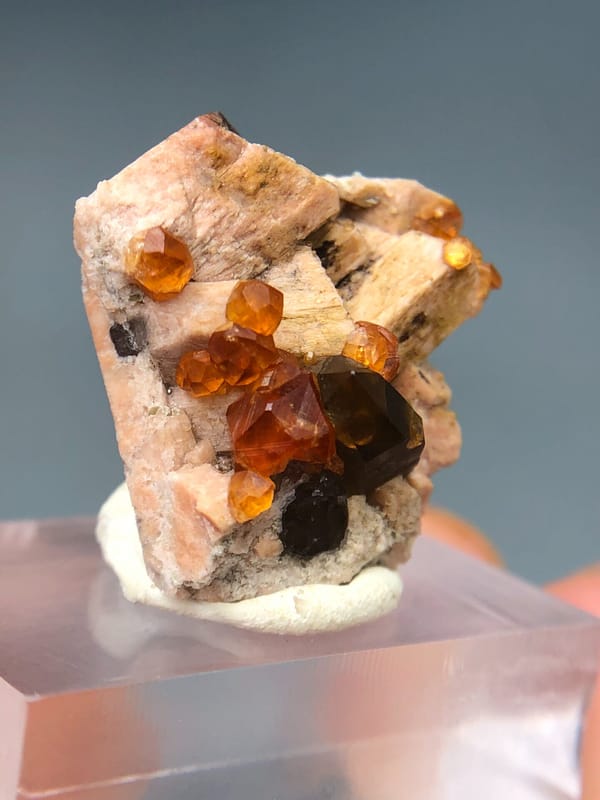 Spessartine from Fujian, China, individual mineral specimen view 2