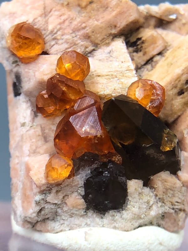 Spessartine from Fujian, China, individual mineral specimen view 3
