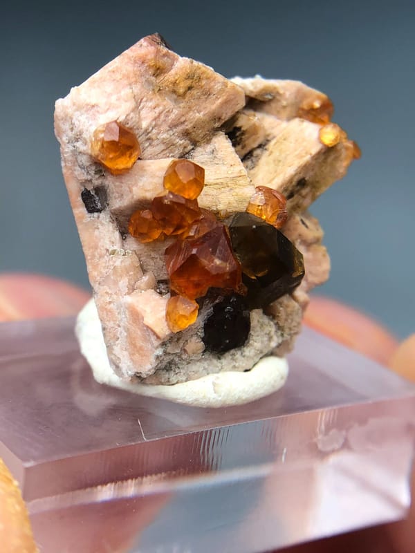 Spessartine from Fujian, China, individual mineral specimen view 4