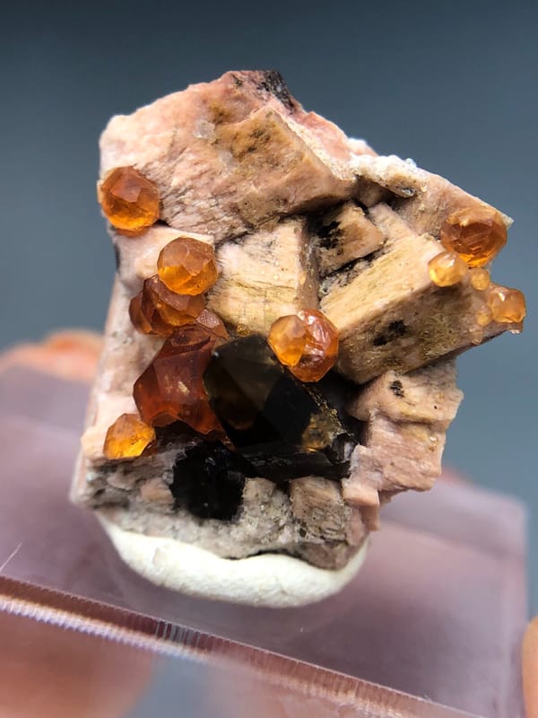 Spessartine from Fujian, China, individual mineral specimen view 5