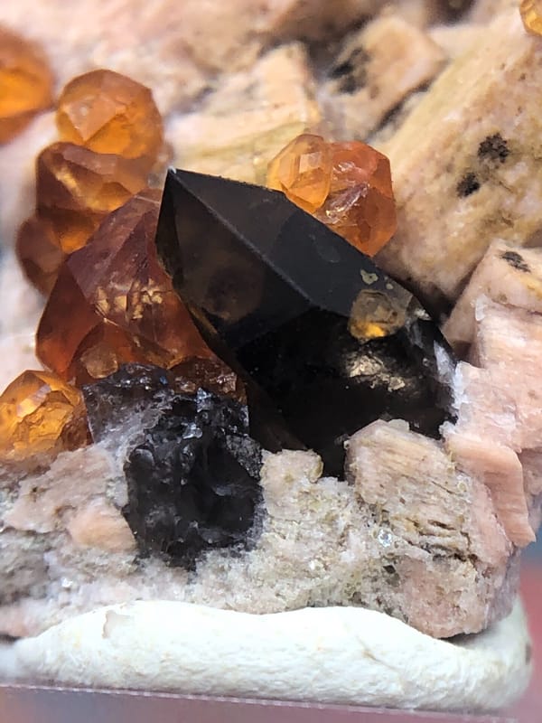 Spessartine from Fujian, China, individual mineral specimen view 6