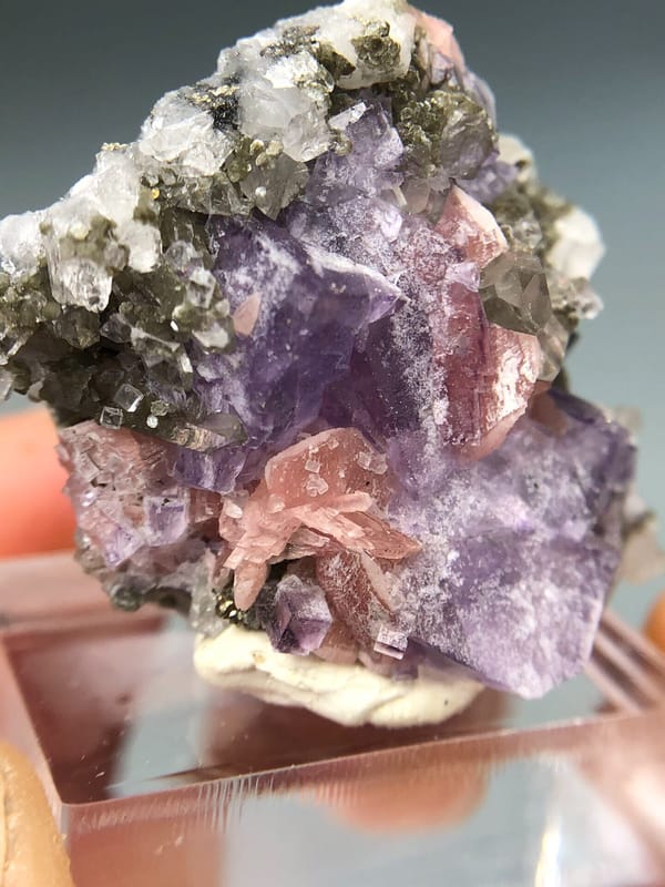 Rhodochrosite from Wuzhou, Guangxi, China, individual mineral specimen view 4