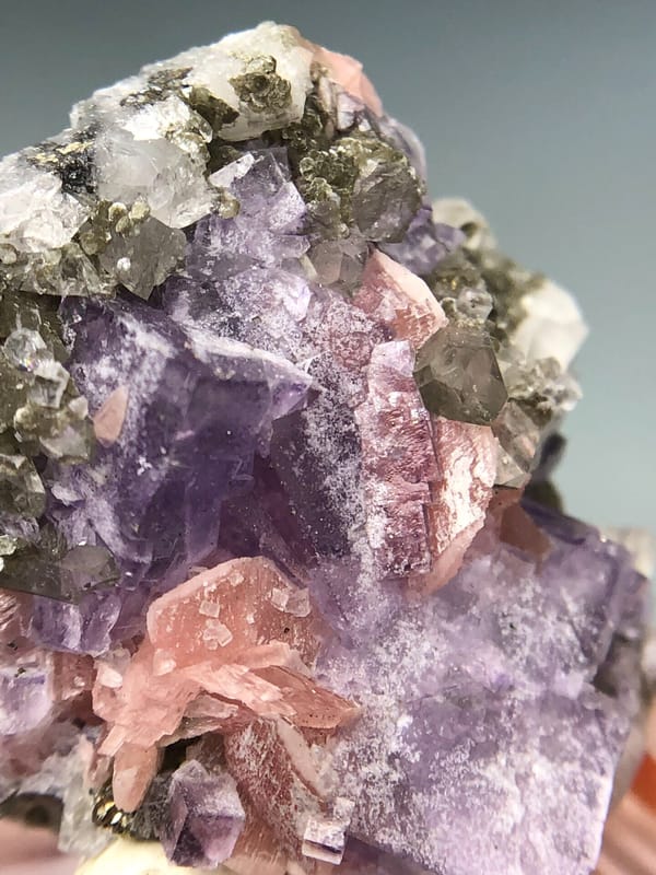 Rhodochrosite from Wuzhou, Guangxi, China, individual mineral specimen view 5