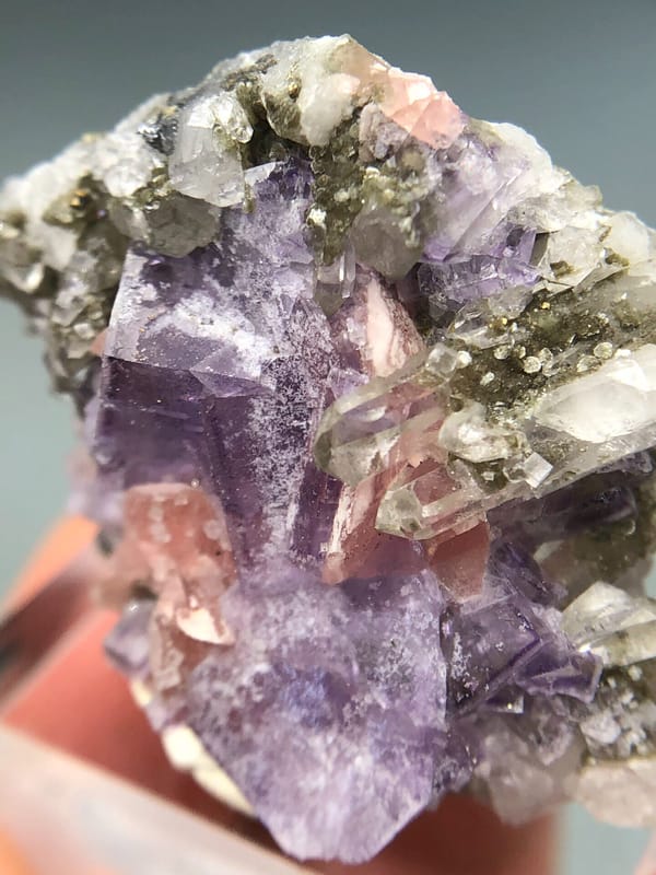 Rhodochrosite from Wuzhou, Guangxi, China, individual mineral specimen view 8