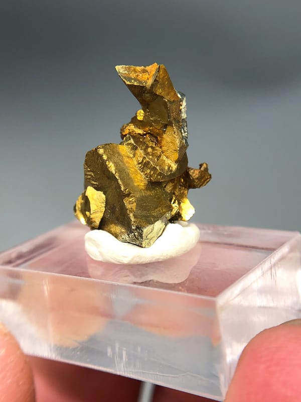 Chalcopyrite from Hebei, China, individual mineral specimen view 3