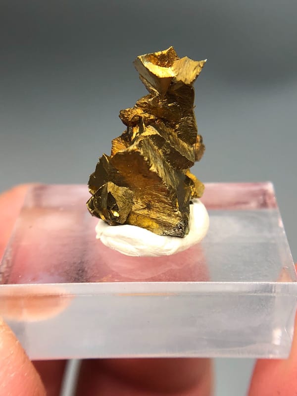 Chalcopyrite from Hebei, China, individual mineral specimen view 4