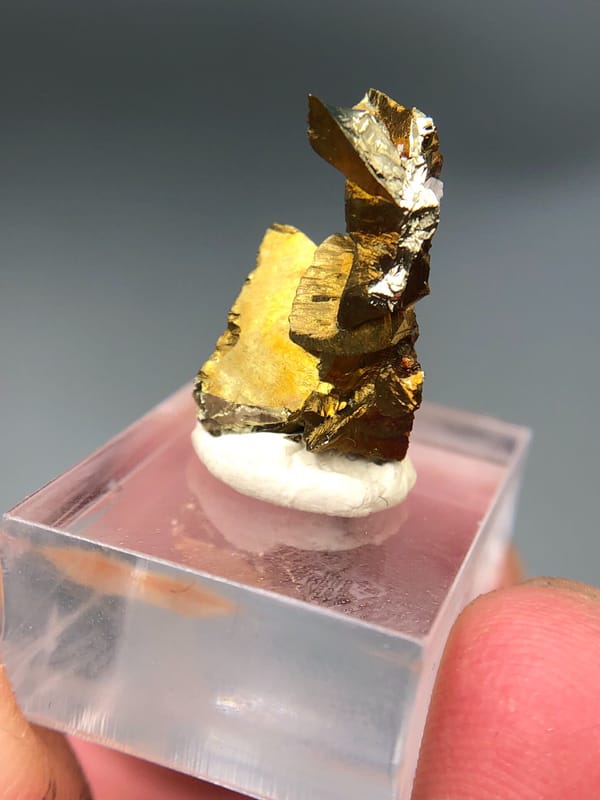 Chalcopyrite from Hebei, China, individual mineral specimen view 5