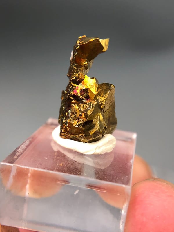 Chalcopyrite from Hebei, China, individual mineral specimen view 6