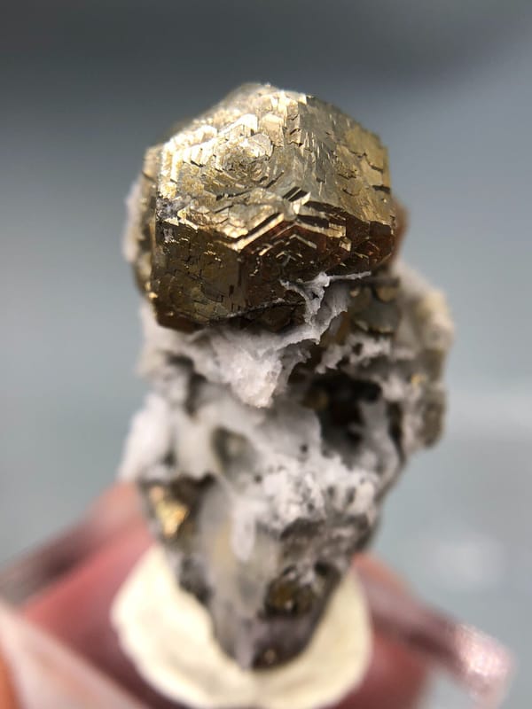 Pyrite from Fujian, China, individual mineral specimen view 4