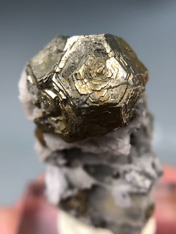 Pyrite from Fujian, China, individual mineral specimen view 5