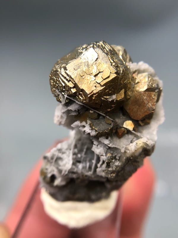 Pyrite from Fujian, China, individual mineral specimen view 6