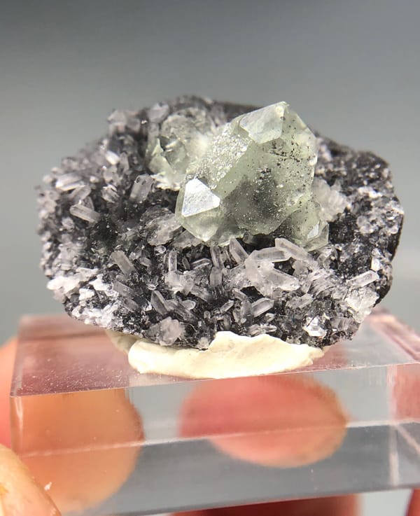 Fluorite from Fujian, China, individual mineral specimen view 1