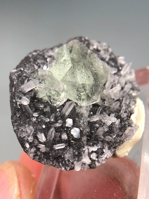 Fluorite from Fujian, China, individual mineral specimen view 6