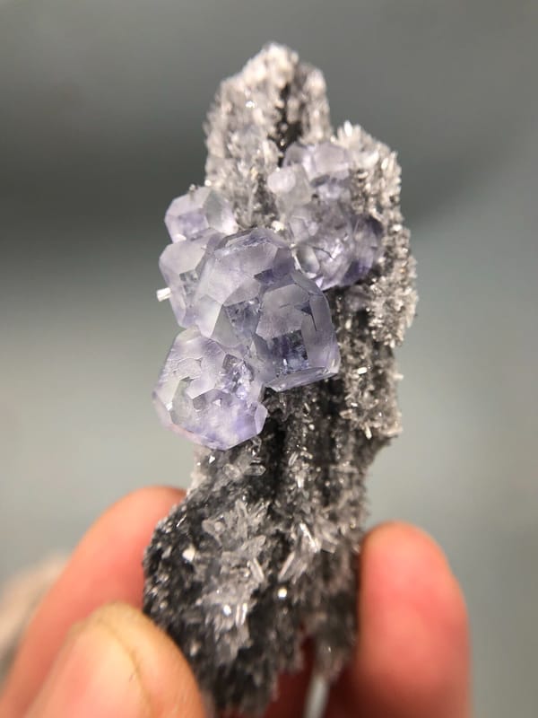 Fluorite from Fujian, China, individual mineral specimen view 1