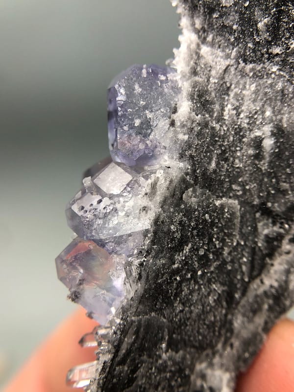 Fluorite from Fujian, China, individual mineral specimen view 7