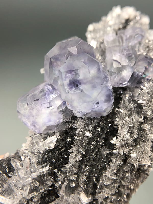 Fluorite from Fujian, China, individual mineral specimen view 8