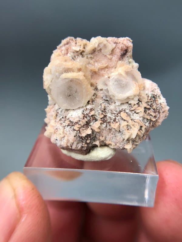 Calcite from Fujian, China, individual mineral specimen view 1