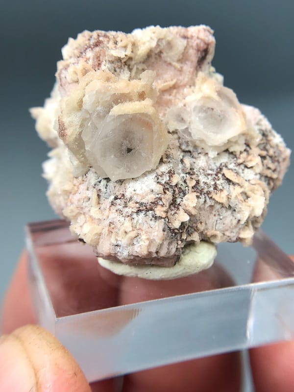 Calcite from Fujian, China, individual mineral specimen view 2