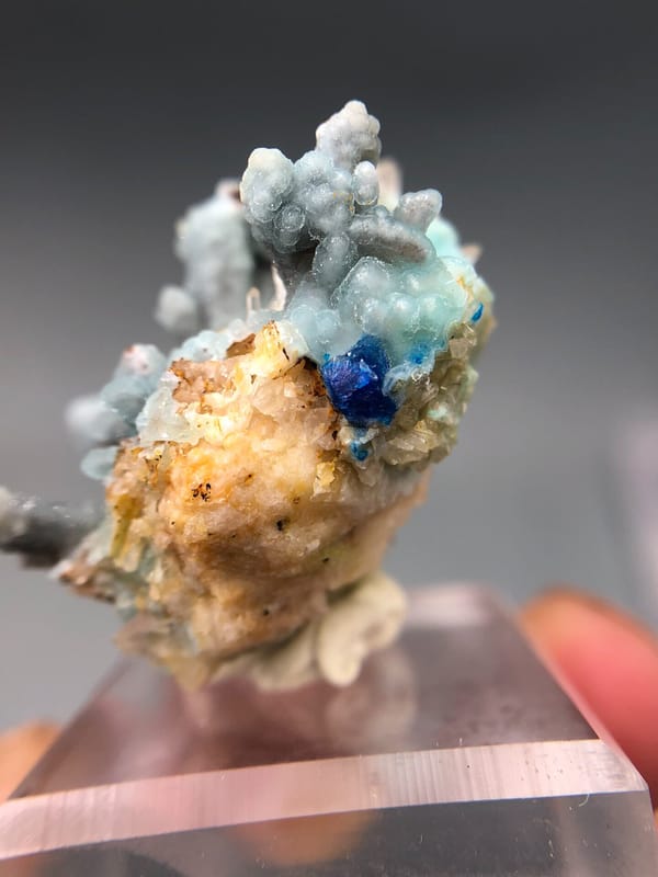 Hemimorphite from Yunnan, China, individual mineral specimen view 3
