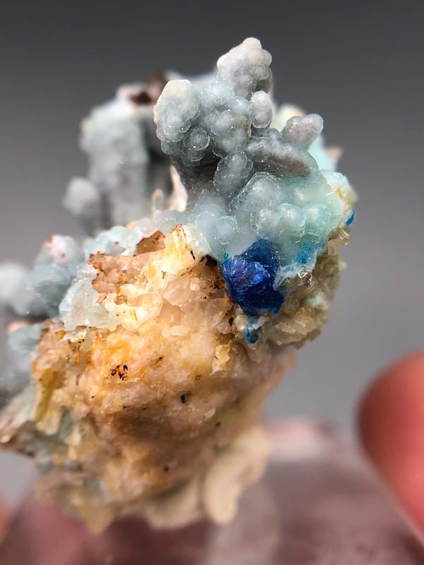 Hemimorphite from Yunnan, China, individual mineral specimen view 6