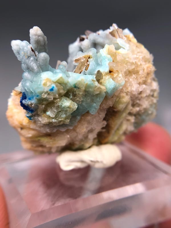 Hemimorphite from Yunnan, China, individual mineral specimen view 8
