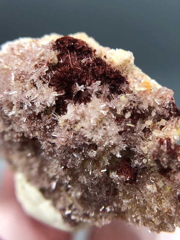 Unverified calcium vanadate mineral from Guizhou, China, individual mineral specimen view 2