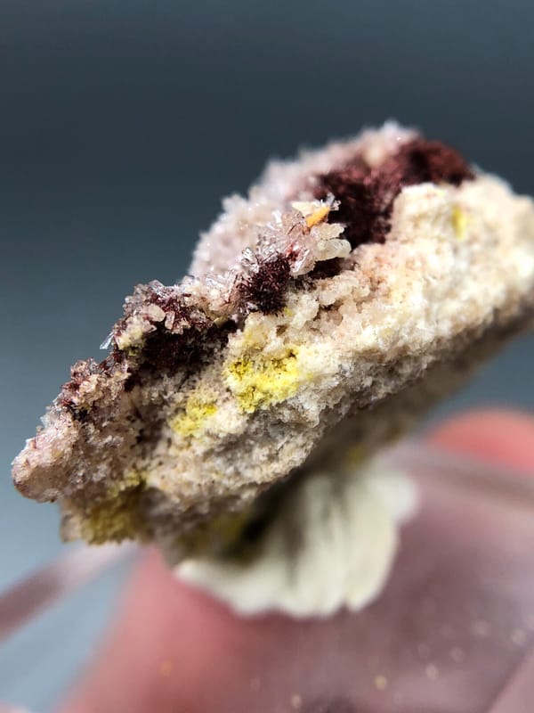Unverified calcium vanadate mineral from Guizhou, China, individual mineral specimen view 7