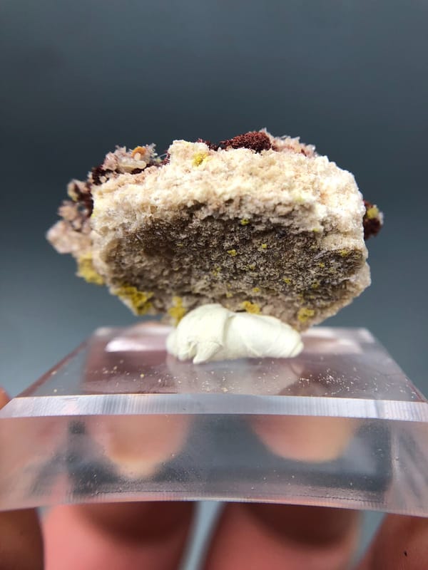 Unverified calcium vanadate mineral from Guizhou, China, individual mineral specimen view 8