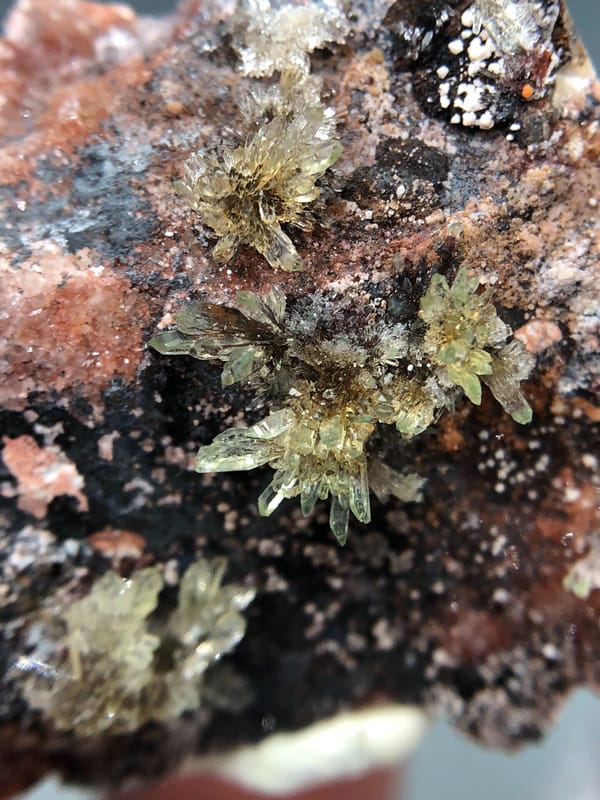 Creedite from Guizhou, China, individual mineral specimen view 2