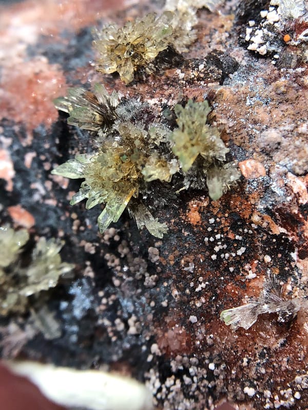 Creedite from Guizhou, China, individual mineral specimen view 4