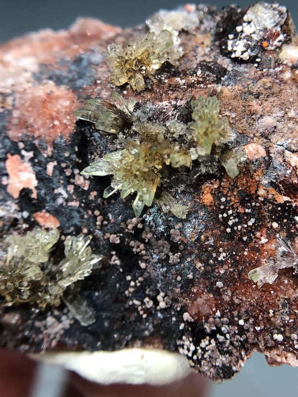 Creedite from Guizhou, China, individual mineral specimen view 7
