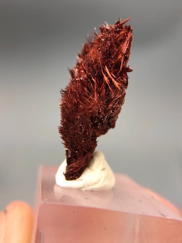 Unverified calcium vanadate mineral from Guizhou, China, individual mineral specimen view 3