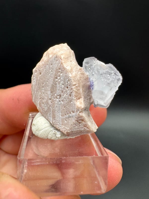 Fluorite from Fujian, China, individual mineral specimen view 6