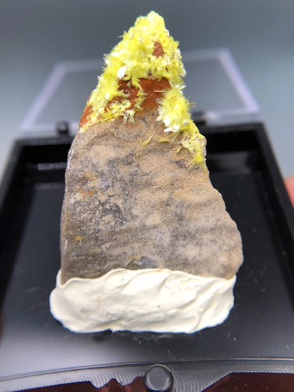 Gearksutite from Guizhou, China, individual mineral specimen view 1
