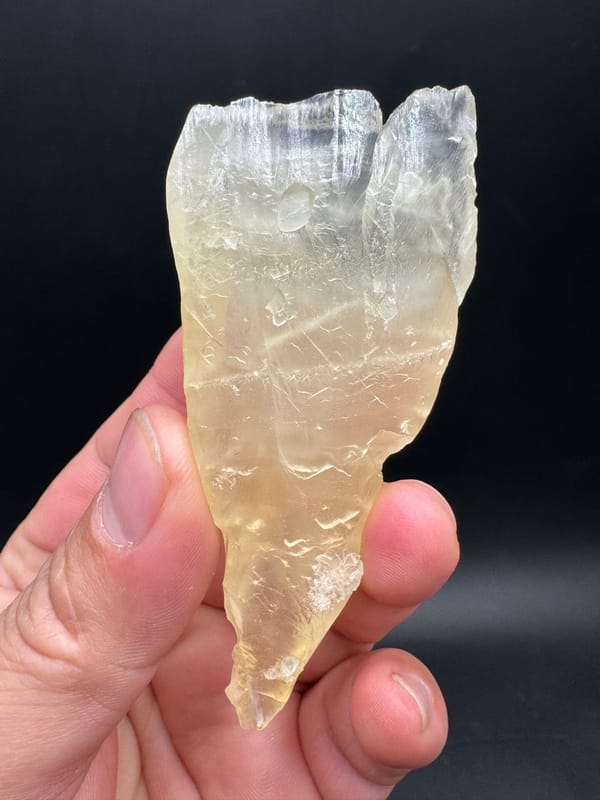 Calcite from Yunnan, China, individual mineral specimen view 2