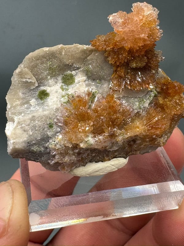 Creedite from Guizhou, China, individual mineral specimen view 4