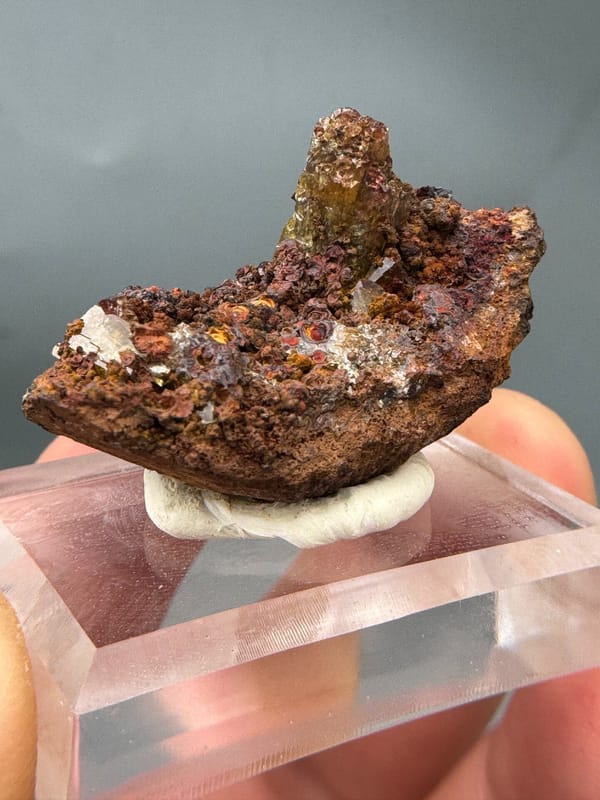 Manganoan adamite from Mexico, individual mineral specimen view 2