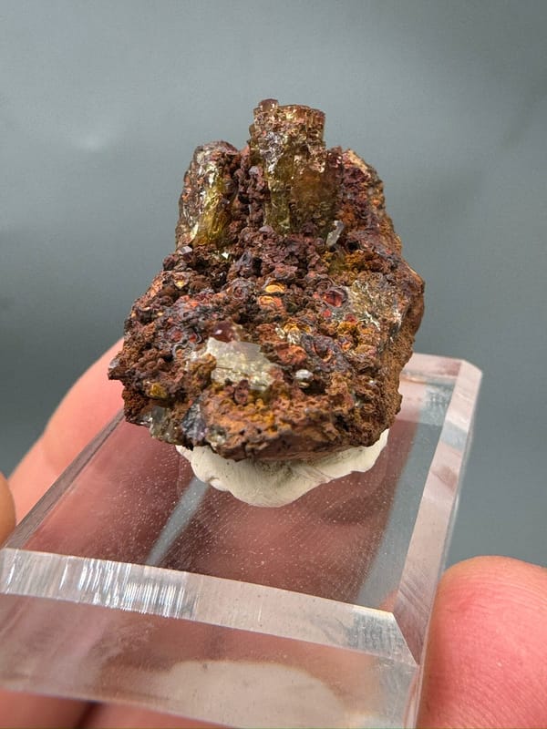 Manganoan adamite from Mexico, individual mineral specimen view 3