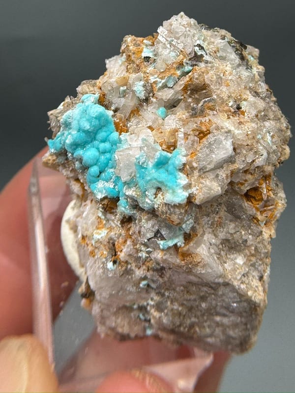 Unverified copper zinc mineral from Yunnan, China, individual mineral specimen view 5