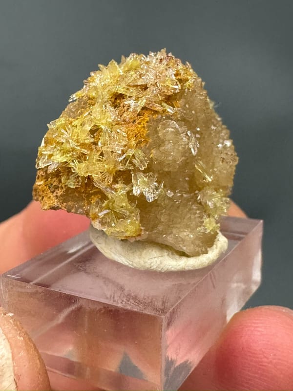 Creedite from Guizhou, China, individual mineral specimen view 5