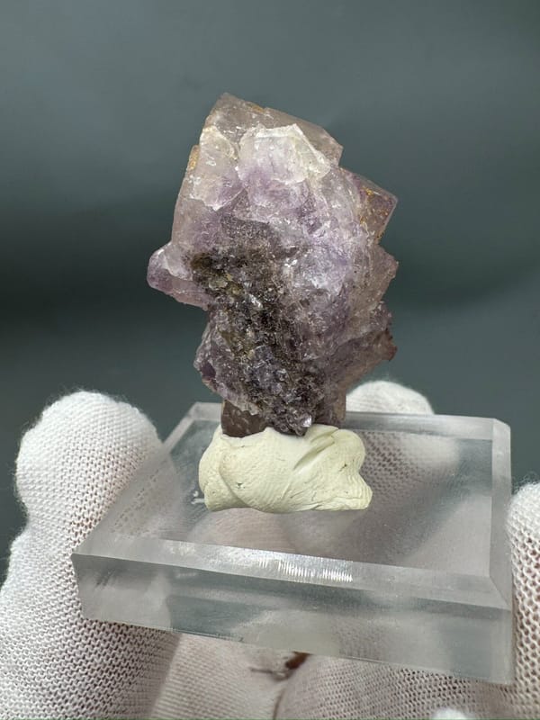 Fluorite from Xinjiang, China, individual mineral specimen view 6