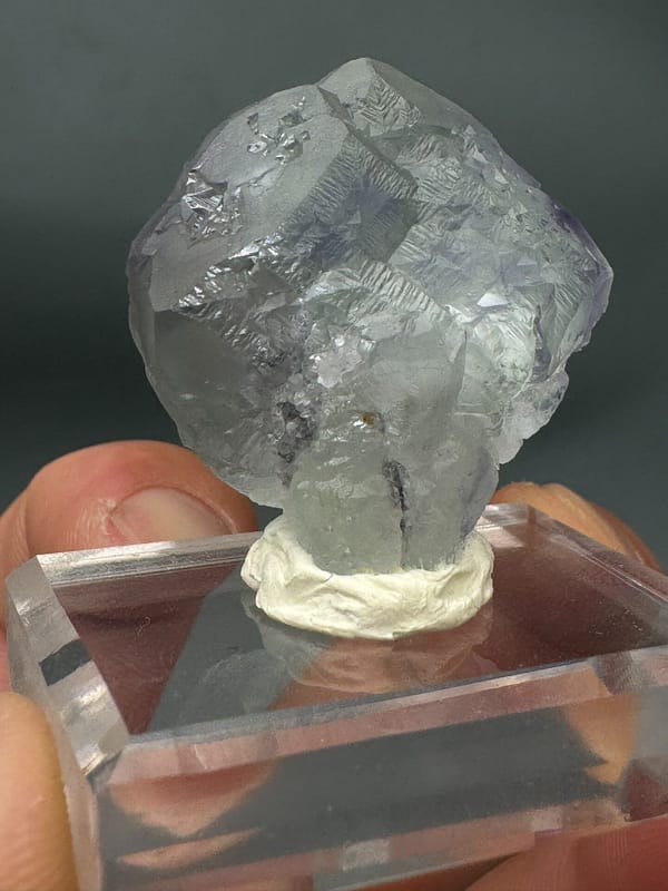 Fluorite from Fujian, China, individual mineral specimen view 3