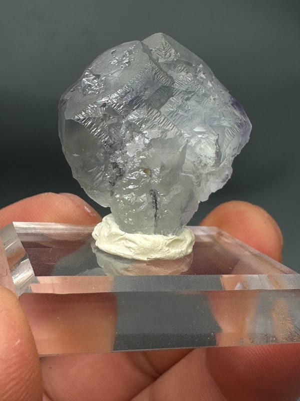 Fluorite from Fujian, China, individual mineral specimen view 5