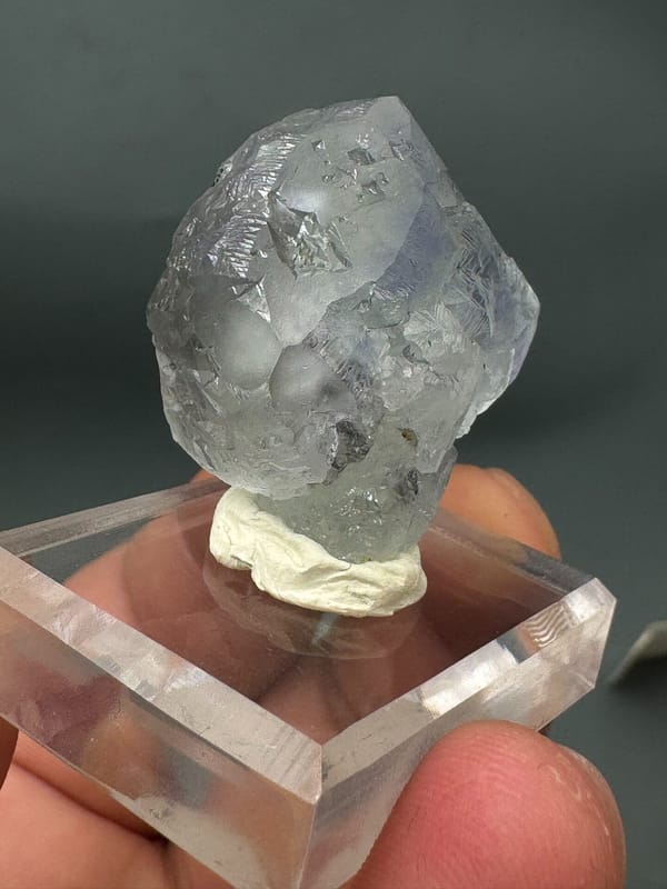Fluorite from Fujian, China, individual mineral specimen view 7