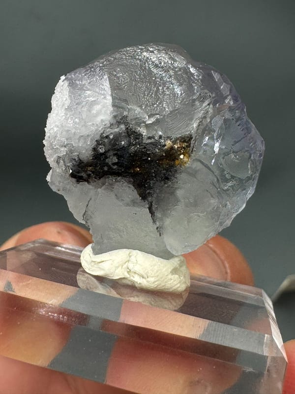 Fluorite from Fujian, China, individual mineral specimen view 9