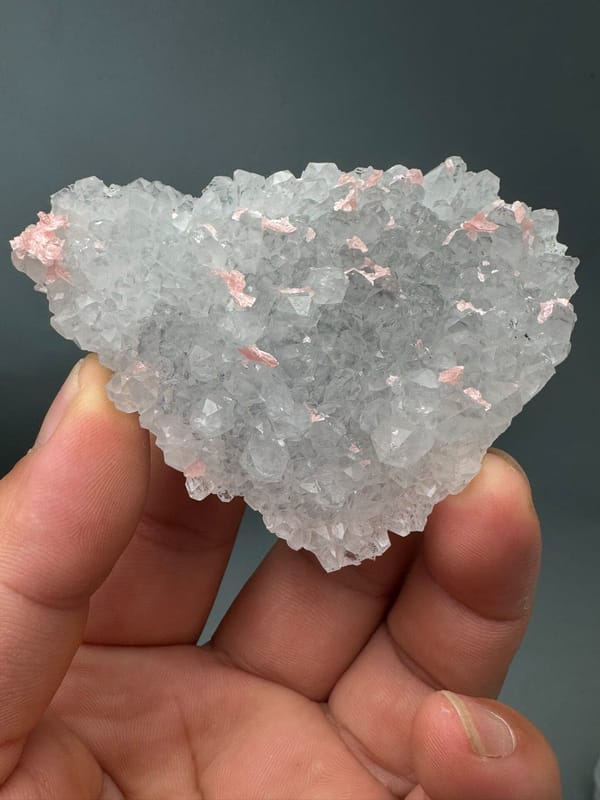 Rhodochrosite from Guangxi, China, individual mineral specimen view 1