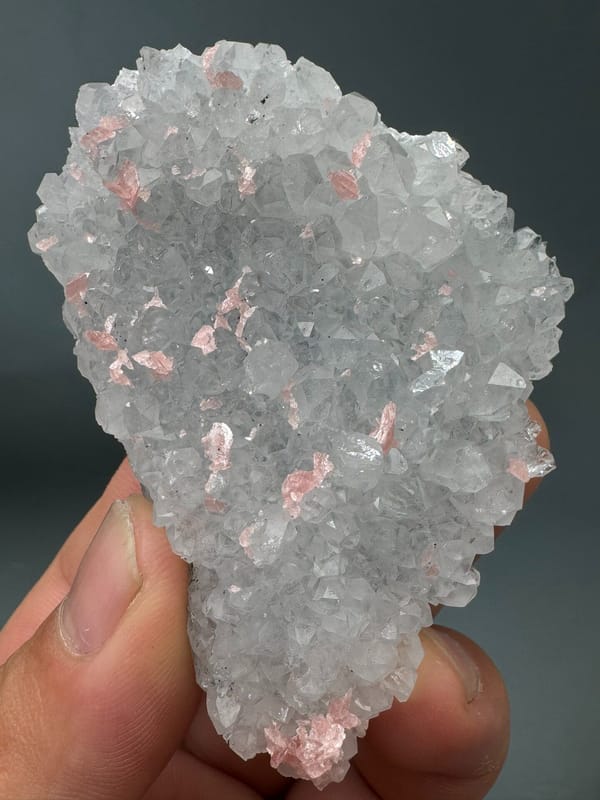 Rhodochrosite from Guangxi, China, individual mineral specimen view 2