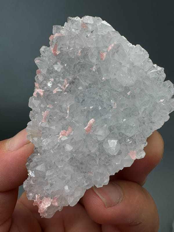 Rhodochrosite from Guangxi, China, individual mineral specimen view 4