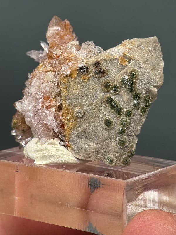 Variscite from Guizhou, China, individual mineral specimen view 2